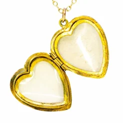 Médaillon porte-photo ancien or 9ct