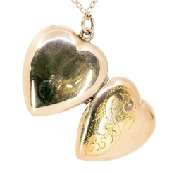 Médaillon porte-photo ancien or 9ct