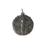 MELLERIO - Pendentif médaille Noël Etoile Argent