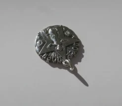 MELLERIO - Pendentif médaille Noël Etoile Argent
