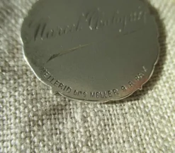 MELLERIO - Pendentif médaille Noël Etoile Argent