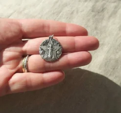 MELLERIO - Pendentif médaille Noël Etoile Argent