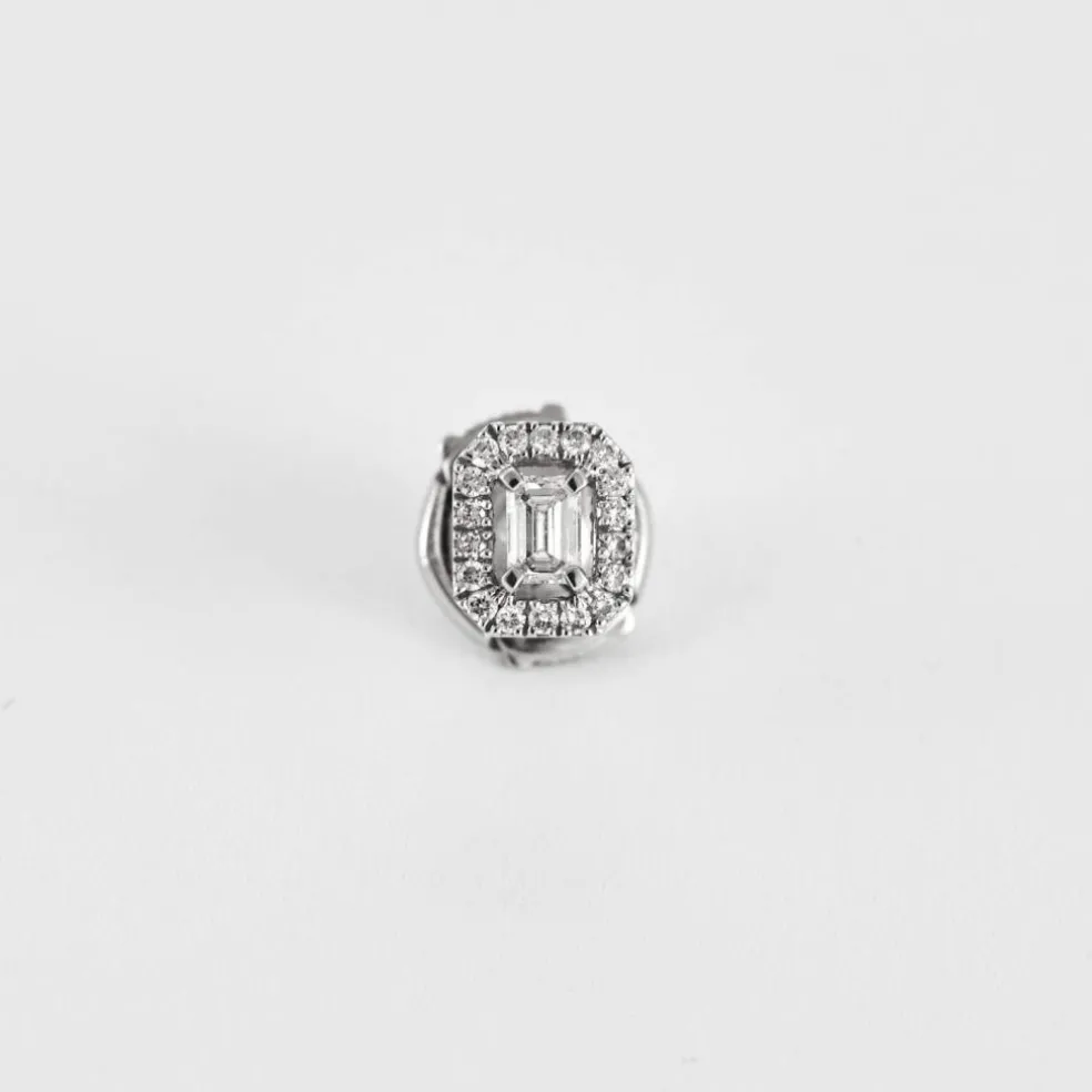 MESSIKA- Boucle d'oreilles " My Twin 1+2" en or gris et diamants