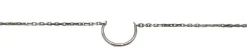 Mono boucle d'oreille en Or blanc