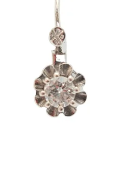 Mono boucle d'oreille Or blanc Diamant