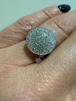 MontBlanc - Bague « La Dame Blanche » Or blanc et diamants