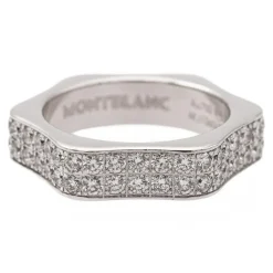 Montblanc Bague Alliance 4810 Or blanc Diamant