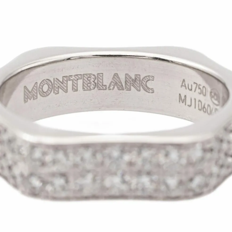 Montblanc Bague Alliance 4810 Or blanc Diamant