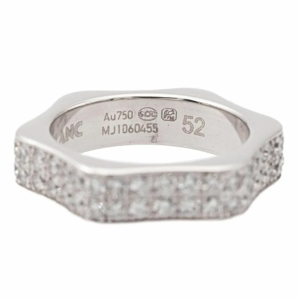 Montblanc Bague Alliance 4810 Or blanc Diamant