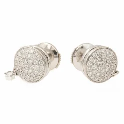 MontBlanc Boucles d'oreilles Dame Blanche Or blanc Diamant