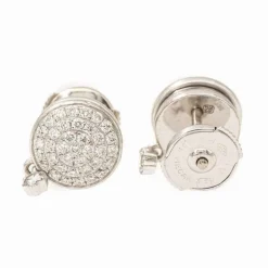 MontBlanc Boucles d'oreilles Dame Blanche Or blanc Diamant
