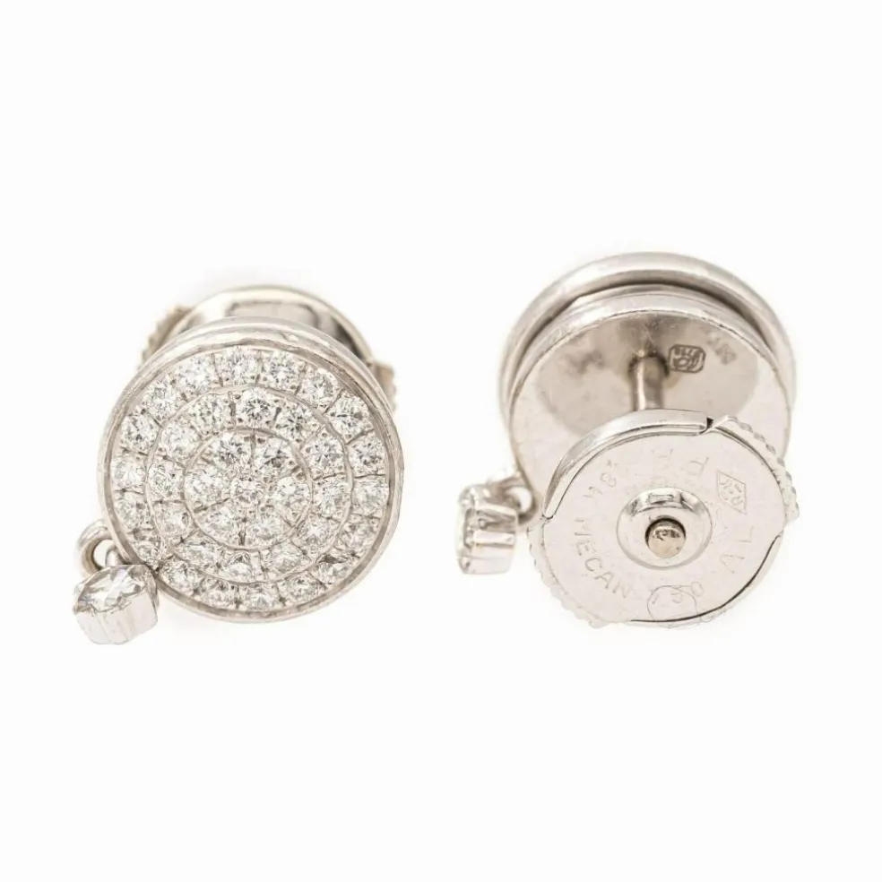 MontBlanc Boucles d'oreilles Dame Blanche Or blanc Diamant