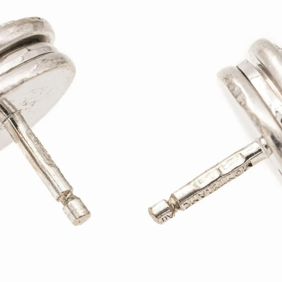 MontBlanc Boucles d'oreilles Dame Blanche Or blanc Diamant