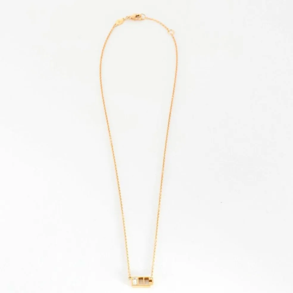 NADINE GHOSN - Collier De Charge D'alimentation en or rose et diamant