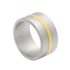 NIESSING - Bague FUSION en Or Jaune et Acier. Tout neuf