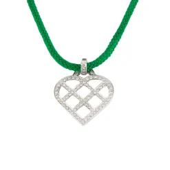 O.J. PERRIN - Pendentif Coeur Diamants