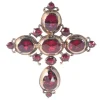 Or, grenats Croix Badine