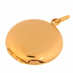 Or, Médaillon émaillé