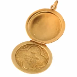 Or, Médaillon émaillé