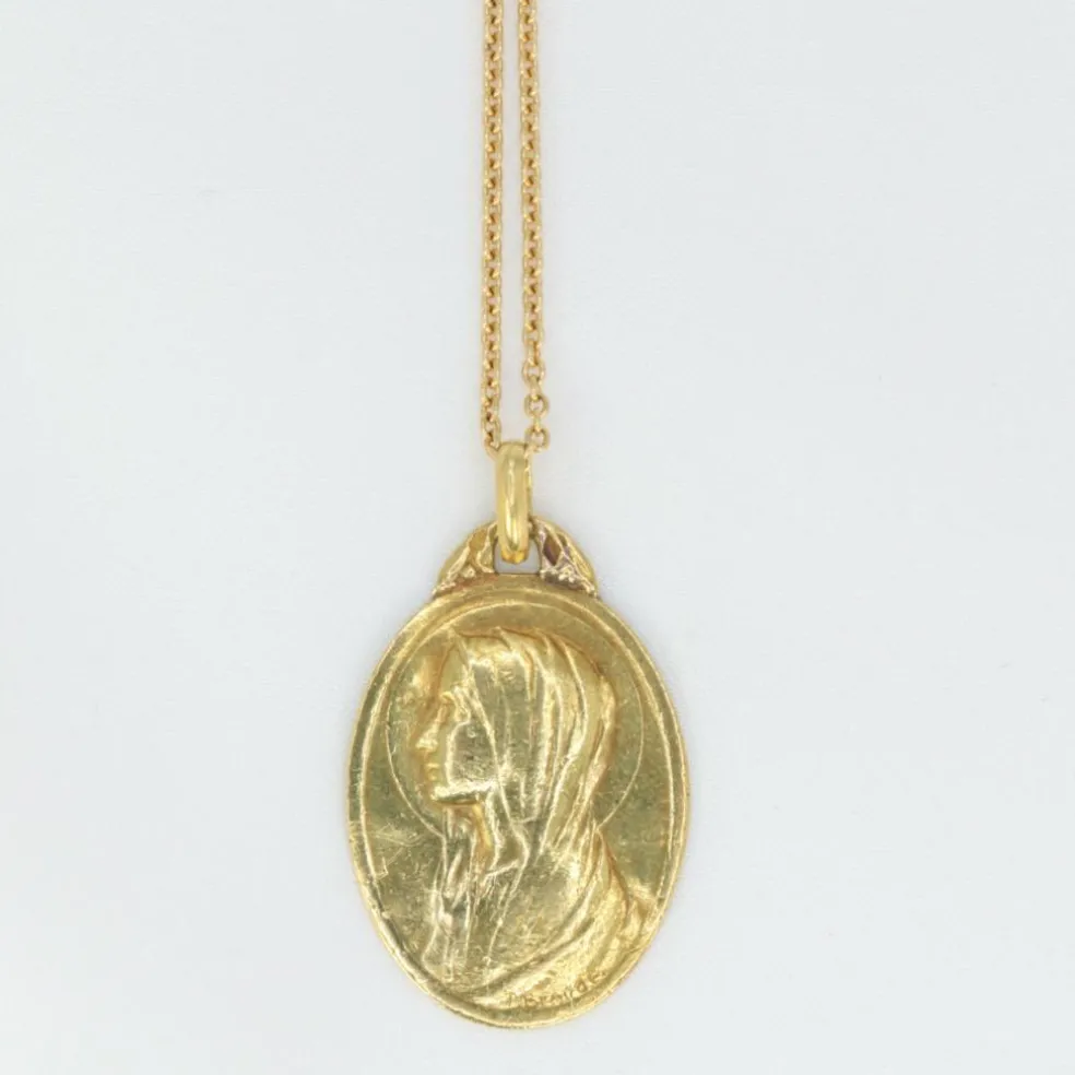 P. Brandt - Médaille ancienne en or jaune