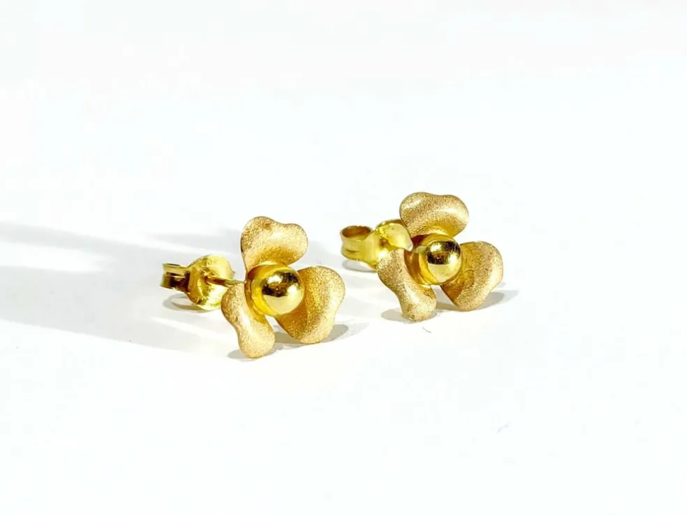 Paire De Boucle d'Oreilles Fleurs
