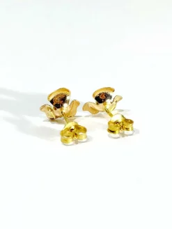 Paire De Boucle d'Oreilles Fleurs