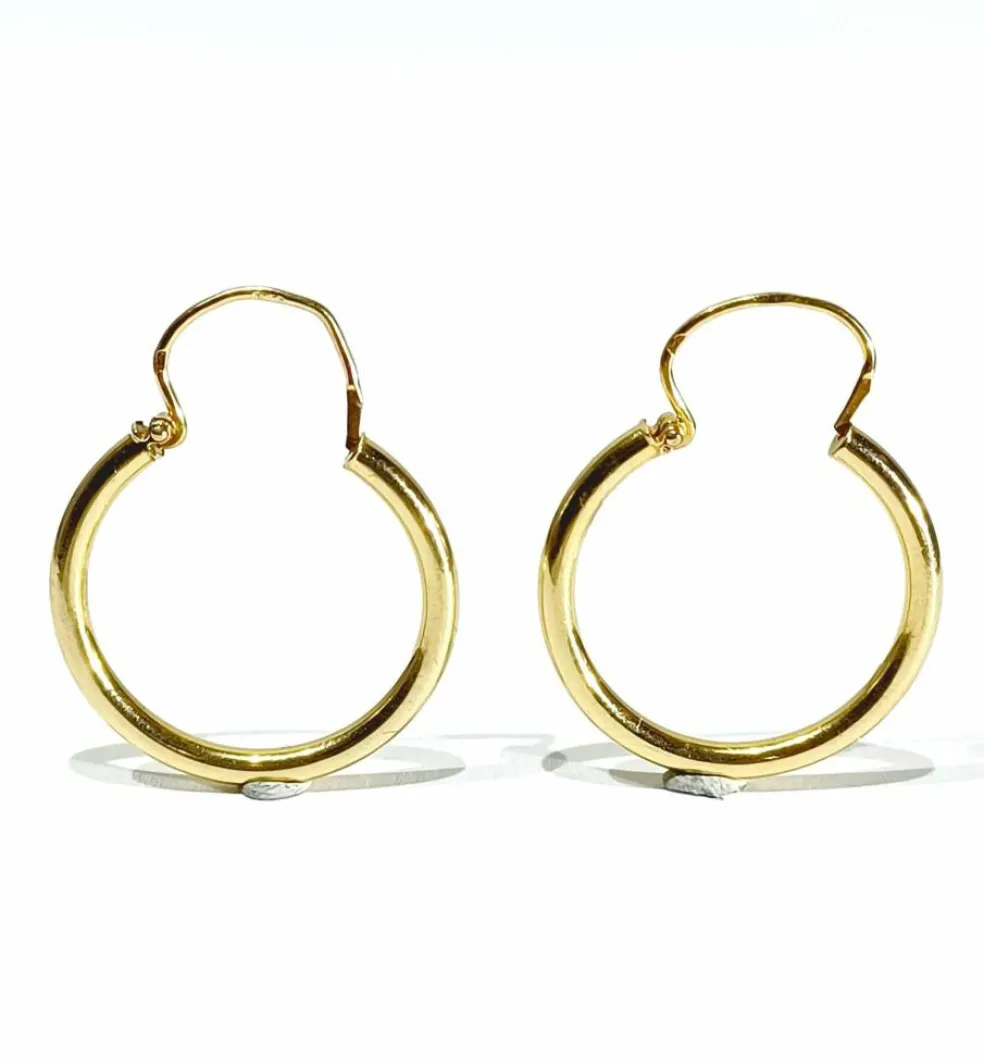 Paire De Boucles d'Oreilles créole en or