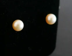 Paire de Boucles d'Oreilles Perles de Culture