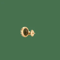 Paire de boucles opales et diamants