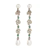 Paire de pendants d'oreilles fin XIXème