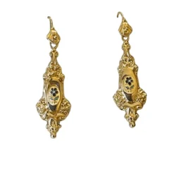 Paire de pendants d'oreilles Or jaune