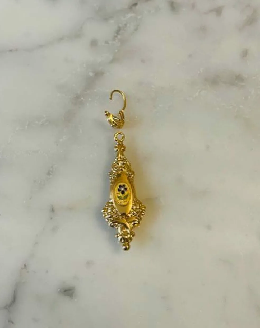 Paire de pendants d'oreilles Or jaune