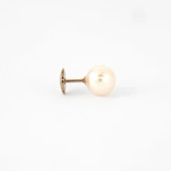 Paire de puces d'oreilles perles Akoya