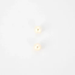Paire de puces d'oreilles perles Akoya