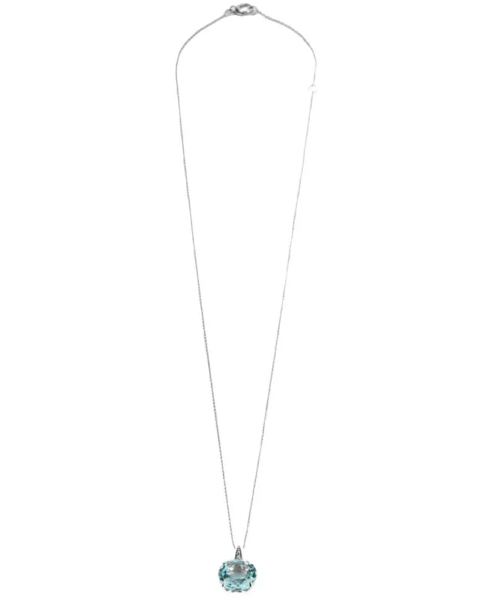 Parure aigue marine et or
