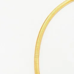 Parure collier et boucles d'oreilles or jaune