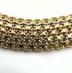 Parure deux pièces collier et bracelet 3 ors