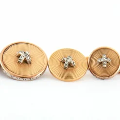 Parure d'habit Diamants Or et Platine