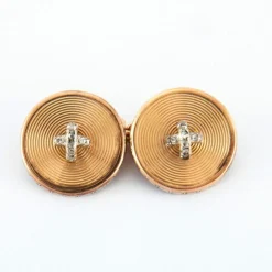 Parure d'habit Diamants Or et Platine