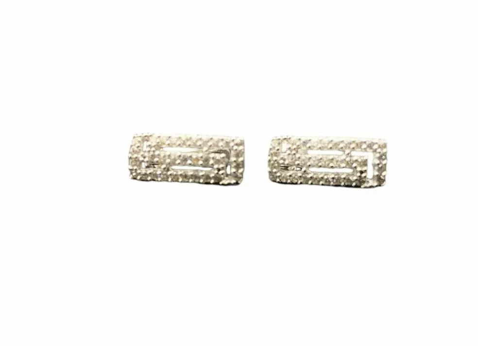 Parure or gris diamants