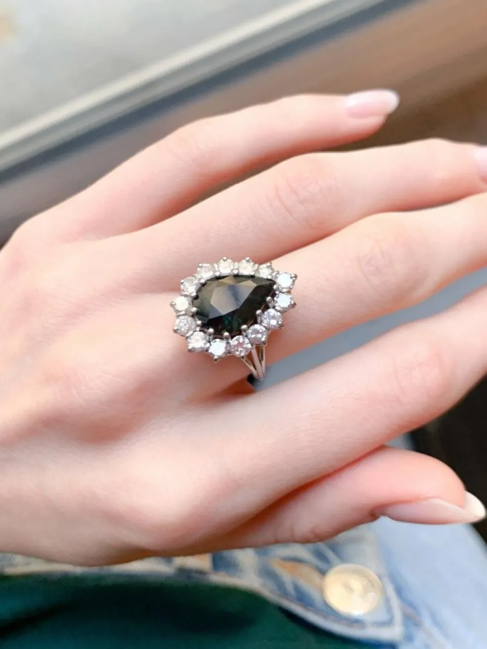 Parure Saphirs Diamants