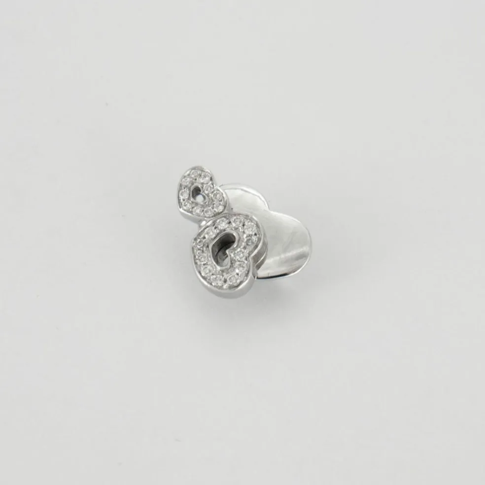 Pasquale Bruni - Boucles d'oreilles double cœurs diamants