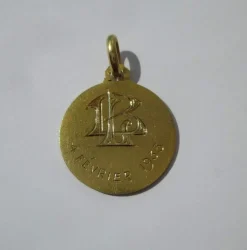 Paul BRANDT rare médaille Saint Christophe 1930