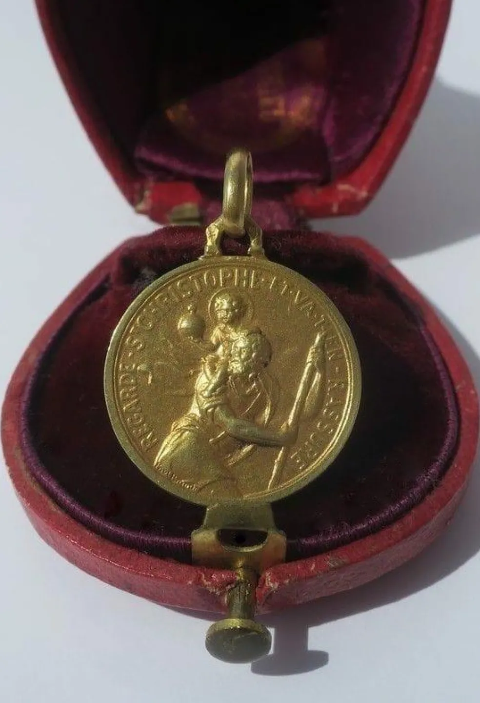 Paul BRANDT rare médaille Saint Christophe 1930