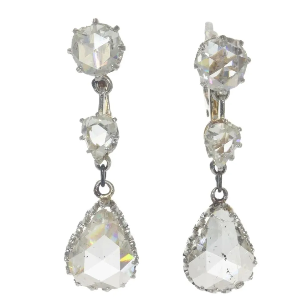 Pendantes, diamants