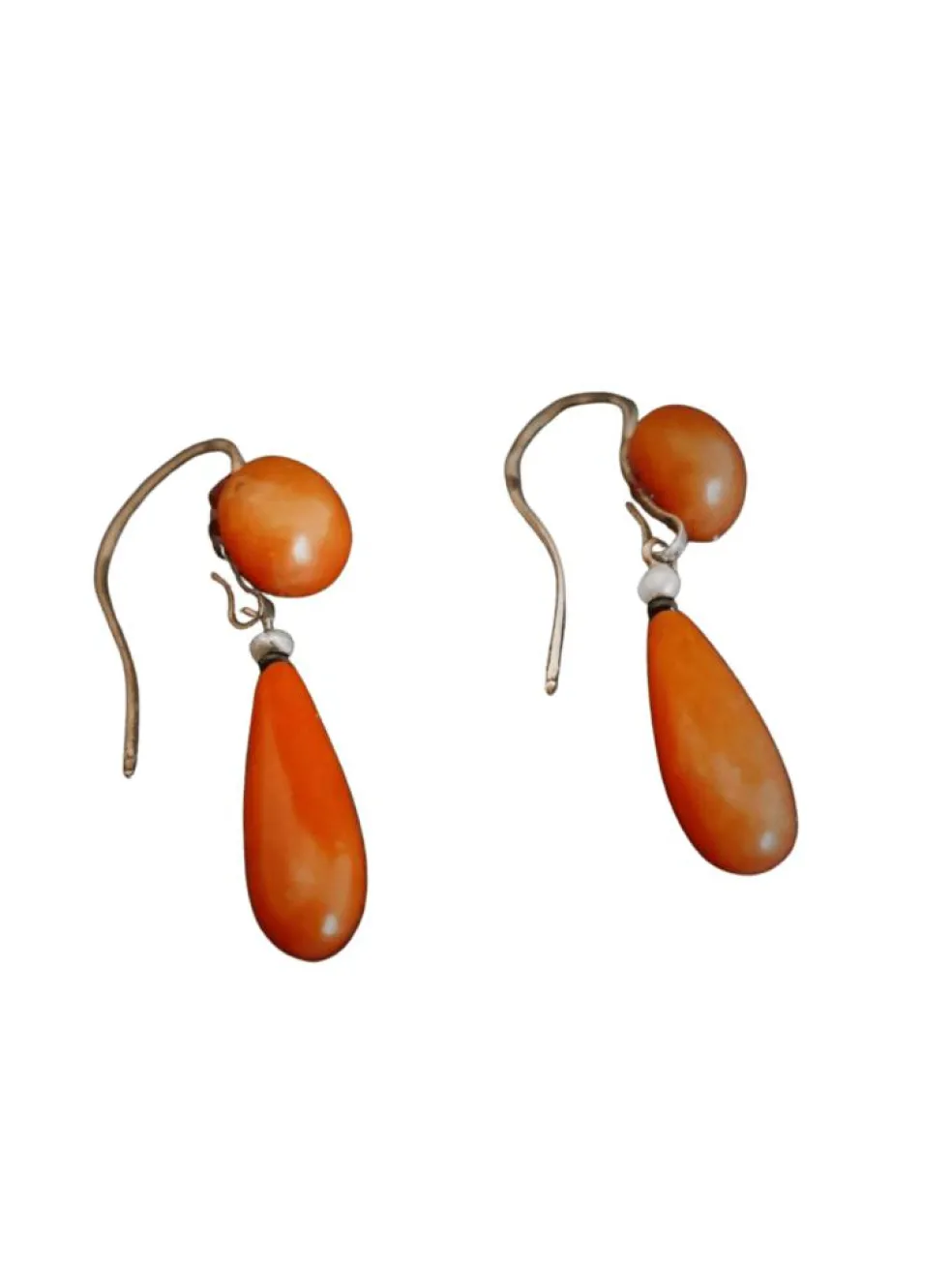 Pendants d'Oreilles Corail