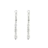 Pendants d'oreilles en platine et diamants