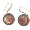 Pendants d'Oreilles en Vermeil et Saphirs