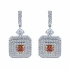 Pendants d'oreilles Square Fancy Diamonds