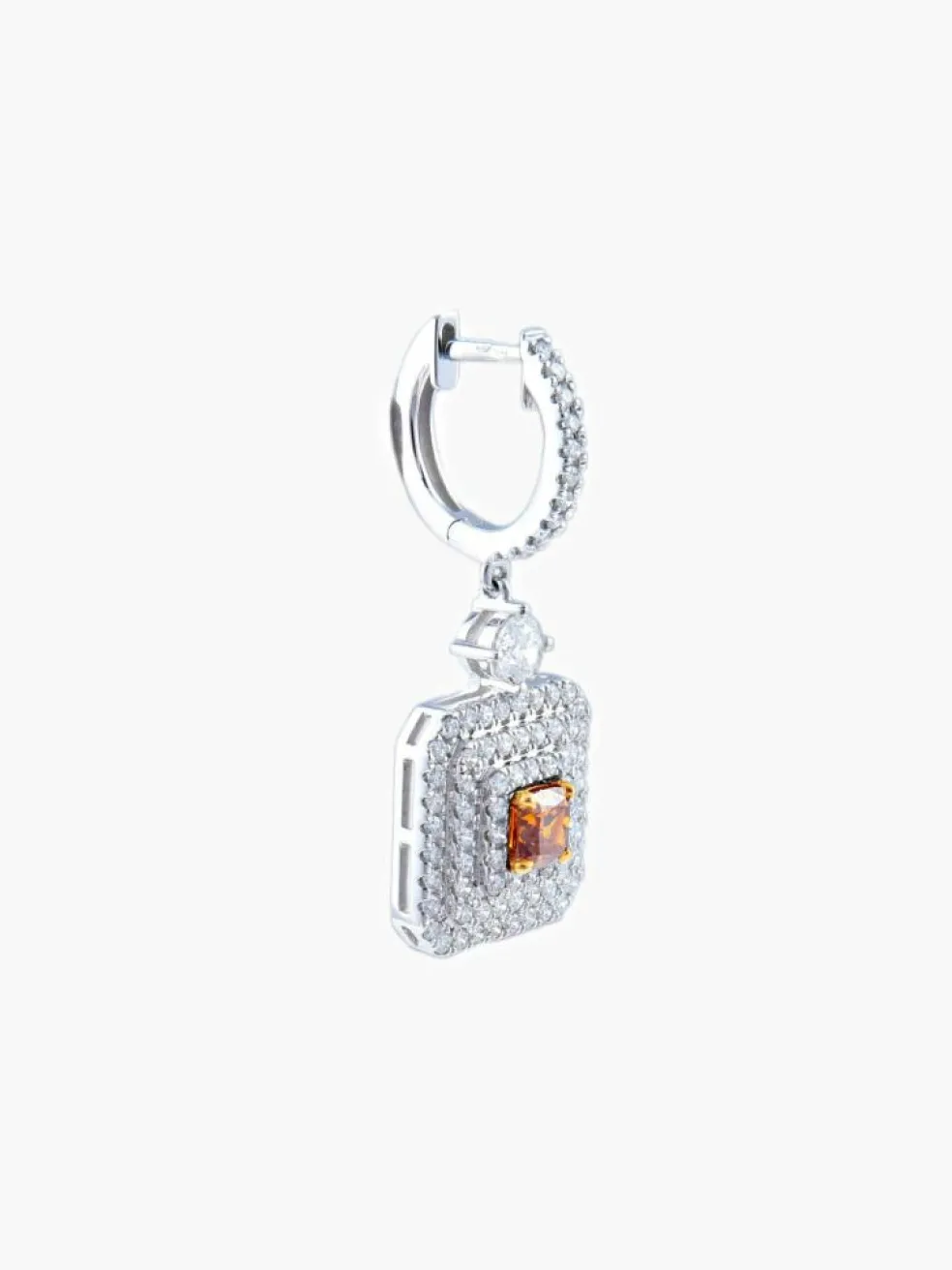 Pendants d'oreilles Square Fancy Diamonds